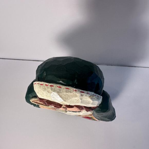 Vintage Eddie Walker Thanksgiving Woman Figurine Harvest Folk Art Resin Basket - Picture 8 of 11